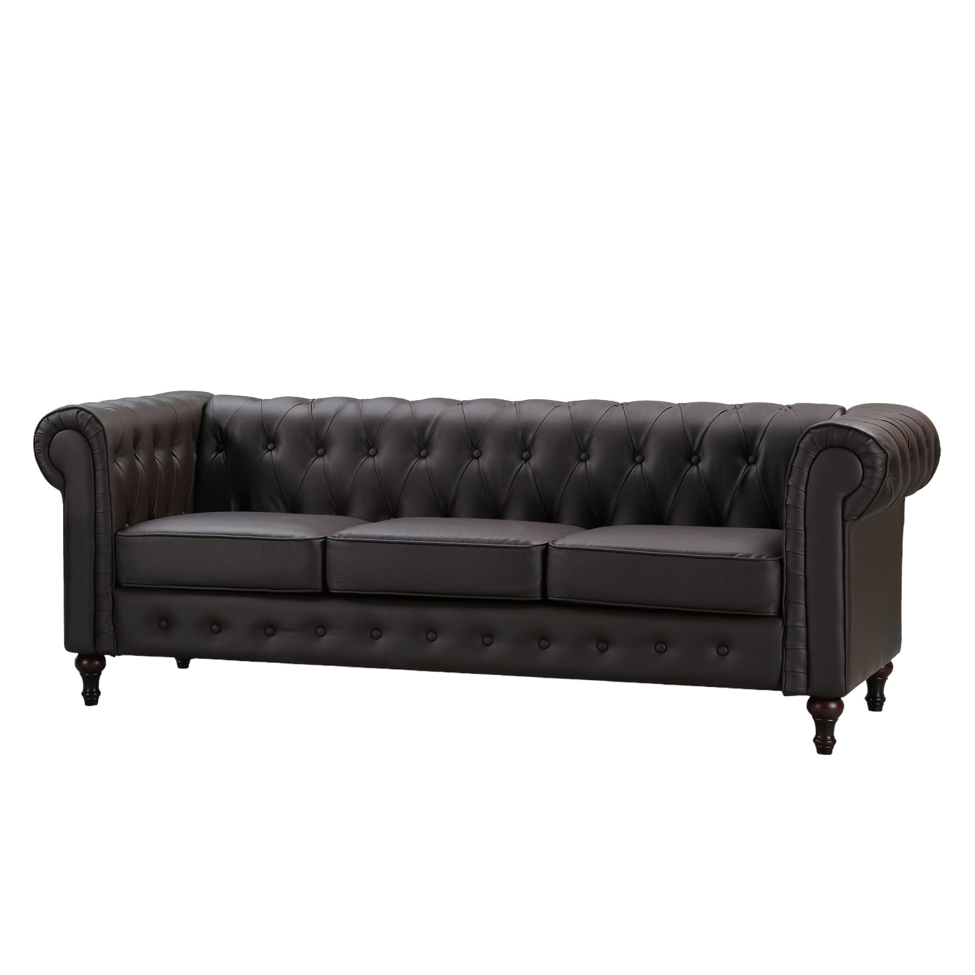 Classical Chesterfield design Leather Sofa