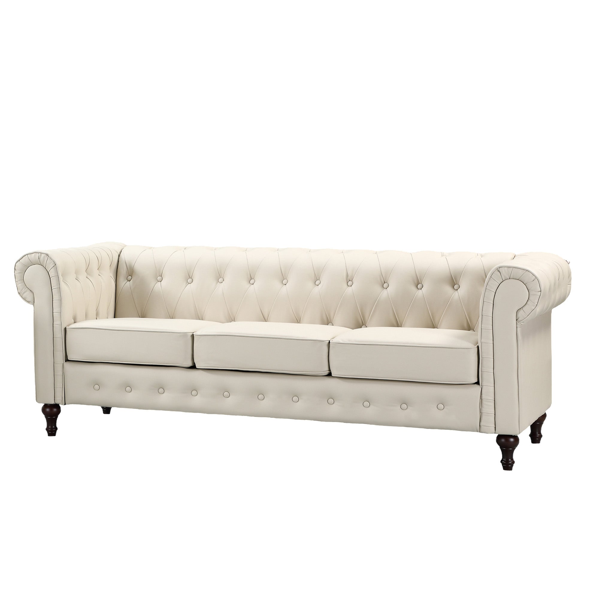 Classical Chesterfield design Leather Sofa