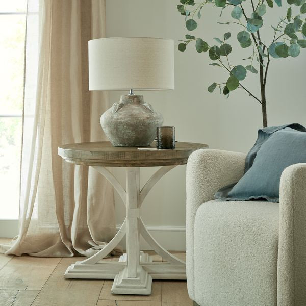 Luna Collection Round Occasional Table